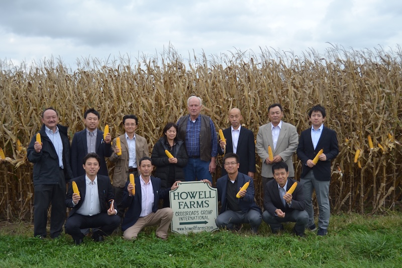 One of the Asian many grain buyers delegations the farm has hosted over the years.